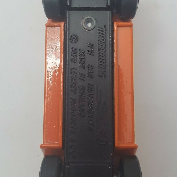 Matchbox N°11 CAR TRANSPORTER 1976 MADE IN ENGLAND - Picture 6 of 6
